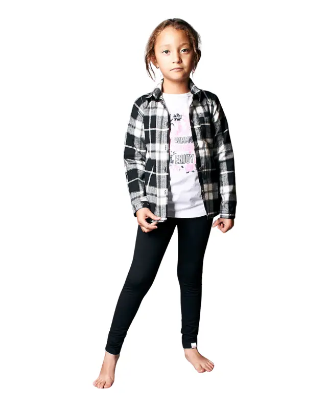 Blusa Motera Negra Niña — Camisetas y Blusas Big Boys Ecuador