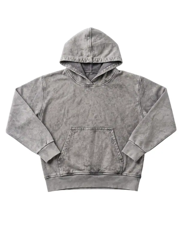 Buzo Oversize Capota Fros Gris Niña — Buzos y Chaquetas Big Boys Ecuador