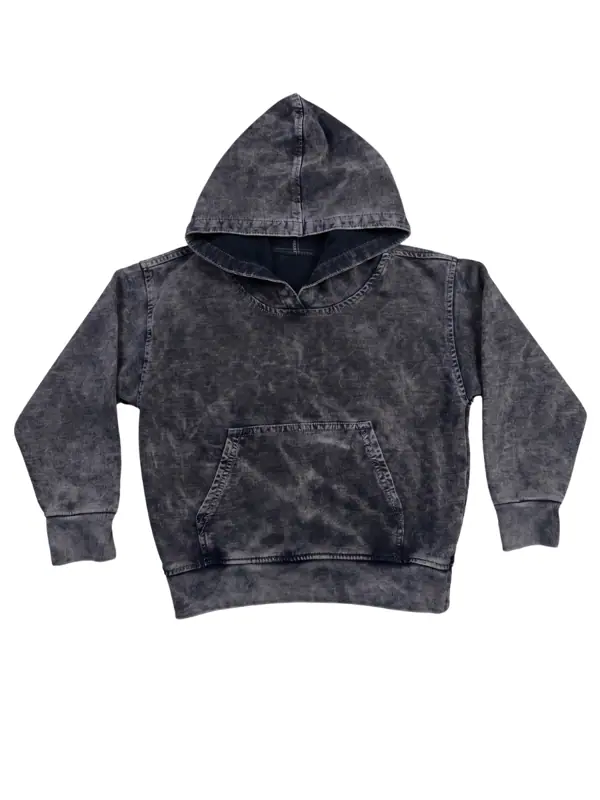 Buzo Oversize Capota Fros Negro Niño - Talla 8 — Buzos y Chaquetas Big Boys Ecuador