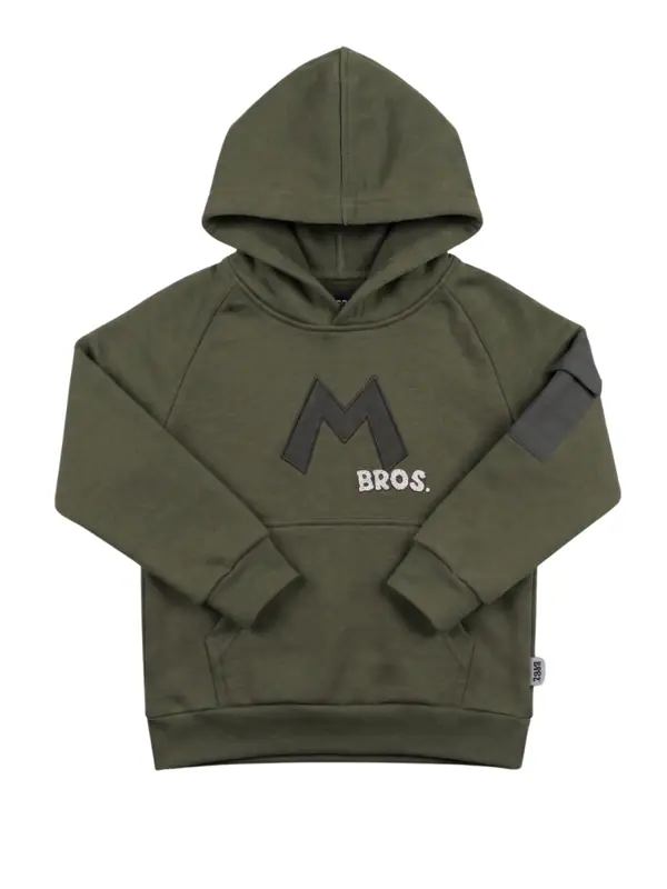 Buzo Sudadera Capota Mario Verde — Buzos y Chaquetas Big Boys Ecuador