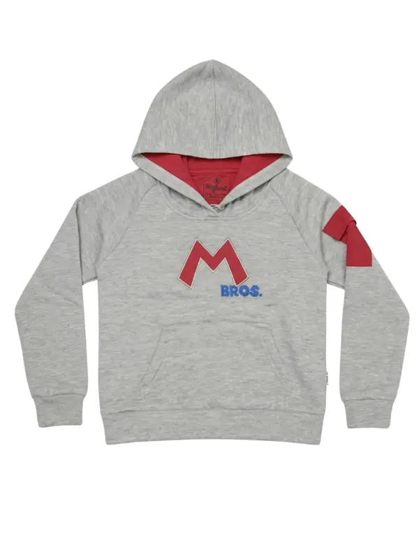 Buzo Sudadera Mario Gris Niño - Talla 14 — Buzos y Chaquetas Big Boys Ecuador