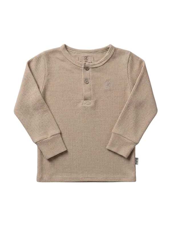 Camibuzo Manga Larga Pechera Beige Niño - Talla 10 — Camisetas y Camisas Big Boys Ecuador
