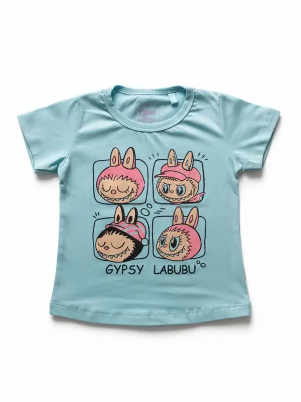 Camiseta Labubu Menta Niña — Camisetas y Blusas Big Boys Ecuador