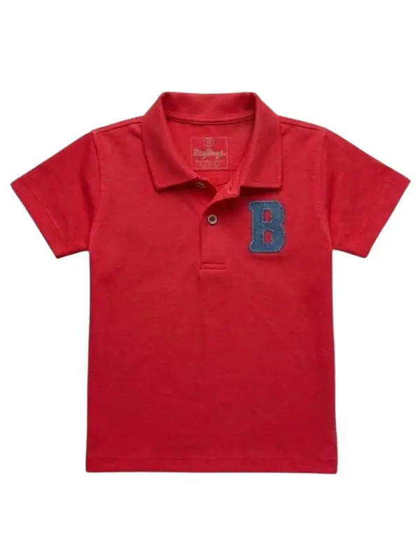 Camiseta Polo Unicolor Wear Rojo Niño - Talla 6 — Camisetas y Camisas Big Boys Ecuador
