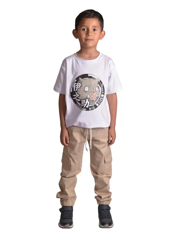 Drill Jogger Cargo Beige Niño - Talla 12 — Jeans y Pantalones Big Boys Ecuador
