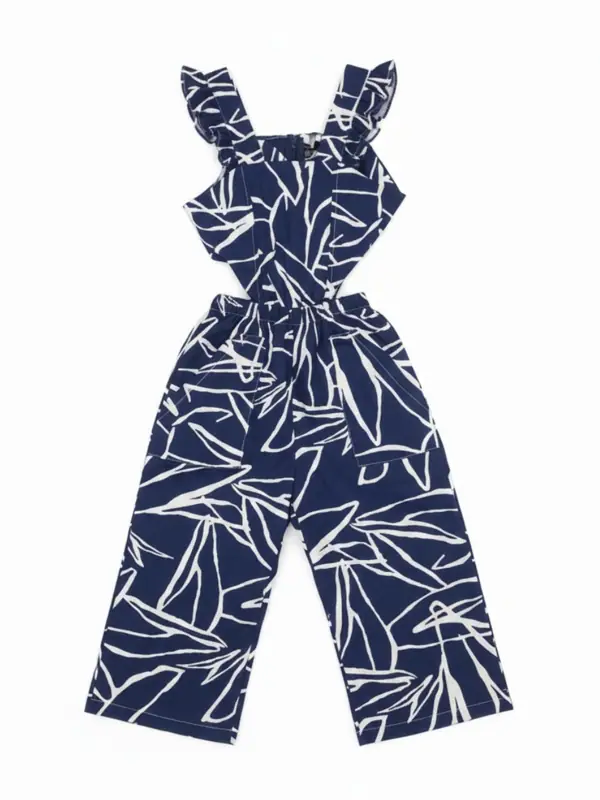 Enterizo Lineas Azul Oscuro Niña - Talla 6 — Vestidos Big Boys Ecuador