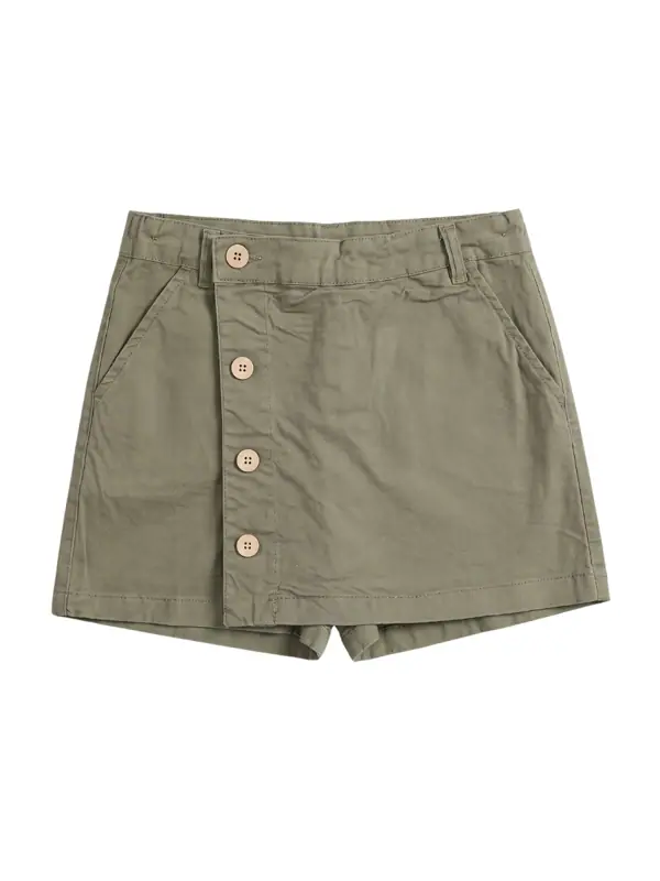 Falda Short Verde Niña - Talla 8 — Vestidos Big Boys Ecuador