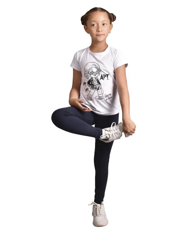 Leggins Unicolor Azul Oscuro Niña - Talla 12 — Jeans y Pantalones Big Boys Ecuador
