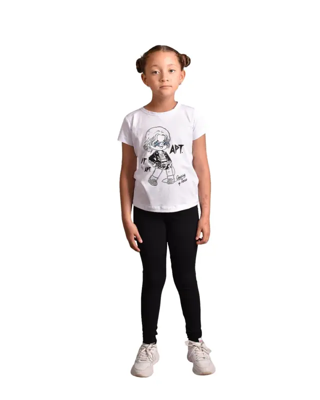 Leggins Unicolor Negro Niña - Talla 8 — Jeans y Pantalones Big Boys Ecuador