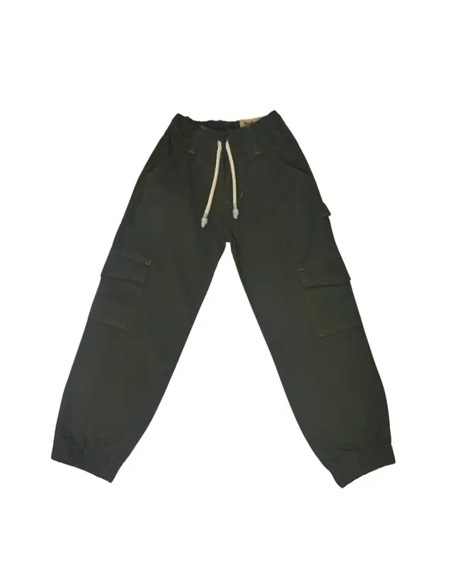 Pantalón Drill Jogger Cargo Verde Niño - Talla 12 — Jeans y Pantalones Big Boys Ecuador