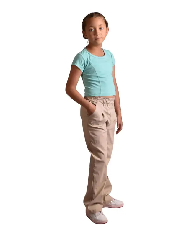 Pantalon Gypsy Beige Niña - Talla 12 — Jeans y Pantalones Big Boys Ecuador