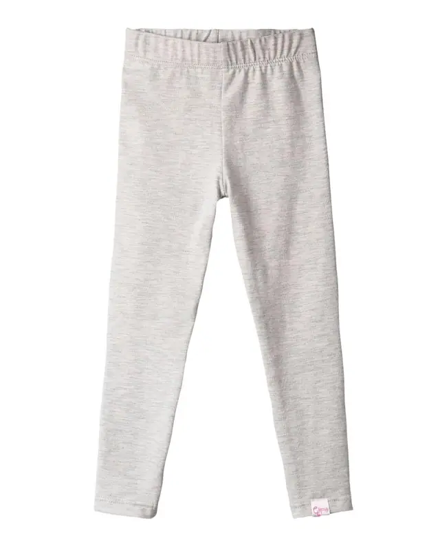 Pantalón Leggins Gris Jaspe Niña — Jeans y Pantalones Big Boys Ecuador