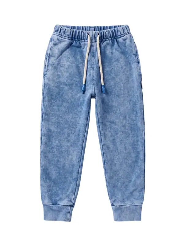 Pantalon Sudadera Jogger Fros Azul Niño — Jeans y Pantalones Big Boys Ecuador