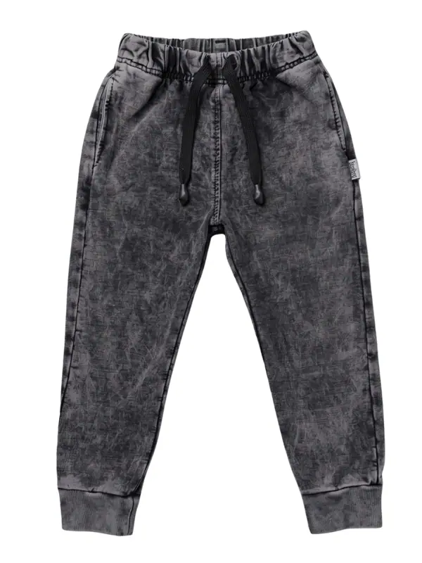 Pantalon Sudadera Jogger Fros Negro Niño — Jeans y Pantalones Big Boys Ecuador