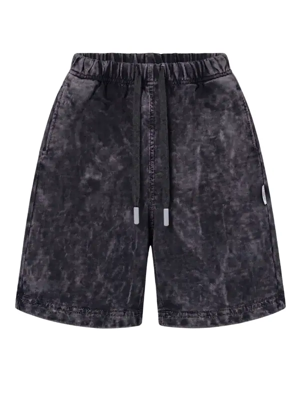 Pantaloneta Algodon Fros Negro Niño — Jeans y Pantalones Big Boys Ecuador