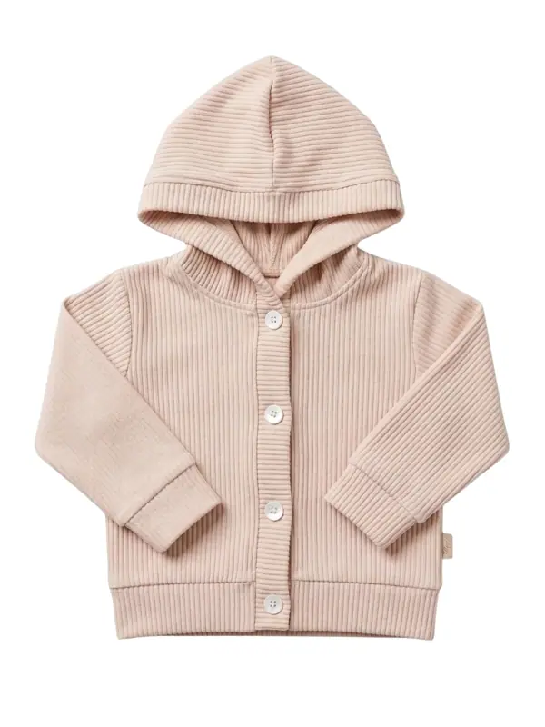 Sueter Capota Acanalado Palo de Rosa Niña - Talla 16 — Buzos y Chaquetas Big Boys Ecuador